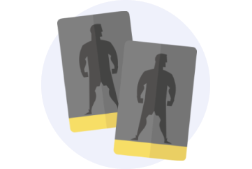 Image of two player cards